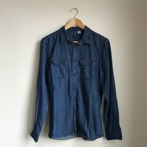 Men’s Denim Button Down